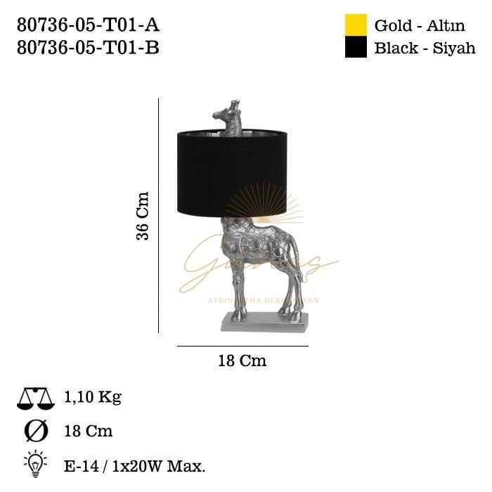 LAFESTA 05 MASA LAMBASI B 1XE14