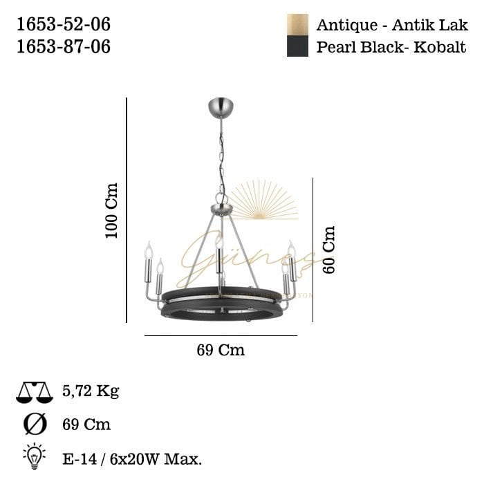 GOOSE 6 LI ANTIK LAK AVIZE 6XE14