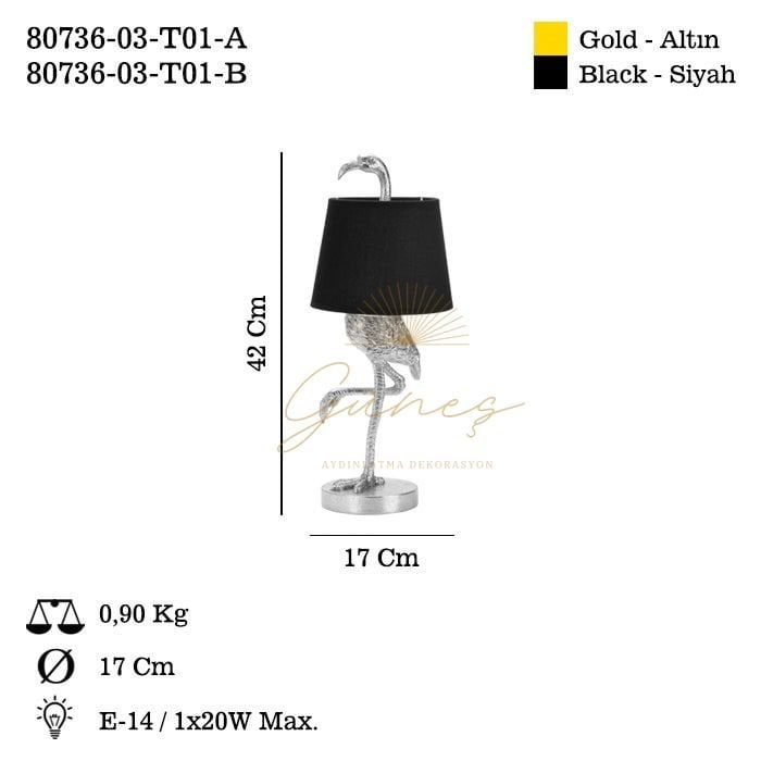 LAFESTA 03 MASA LAMBASI A 1XE14