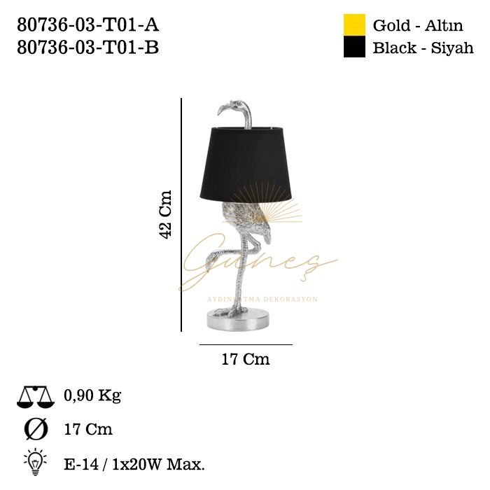 LAFESTA 03 MASA LAMBASI B 1XE14