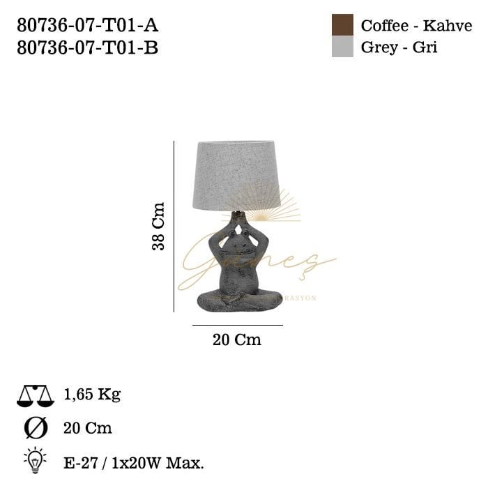 LAFESTA 07 MASA LAMBASI B 1XE27