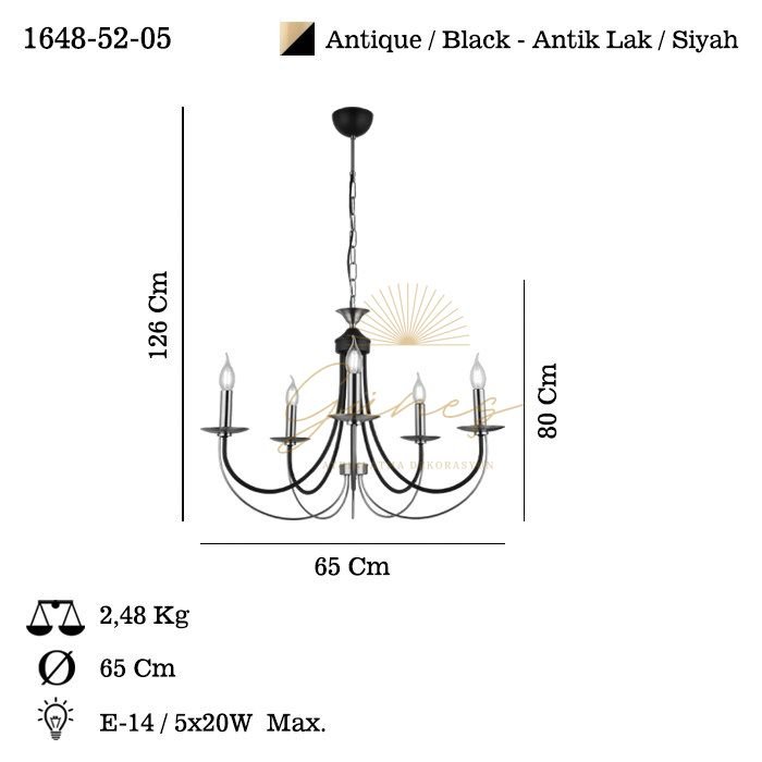 FERRA 5 LI ANTIK LAK AVIZE 5XE14