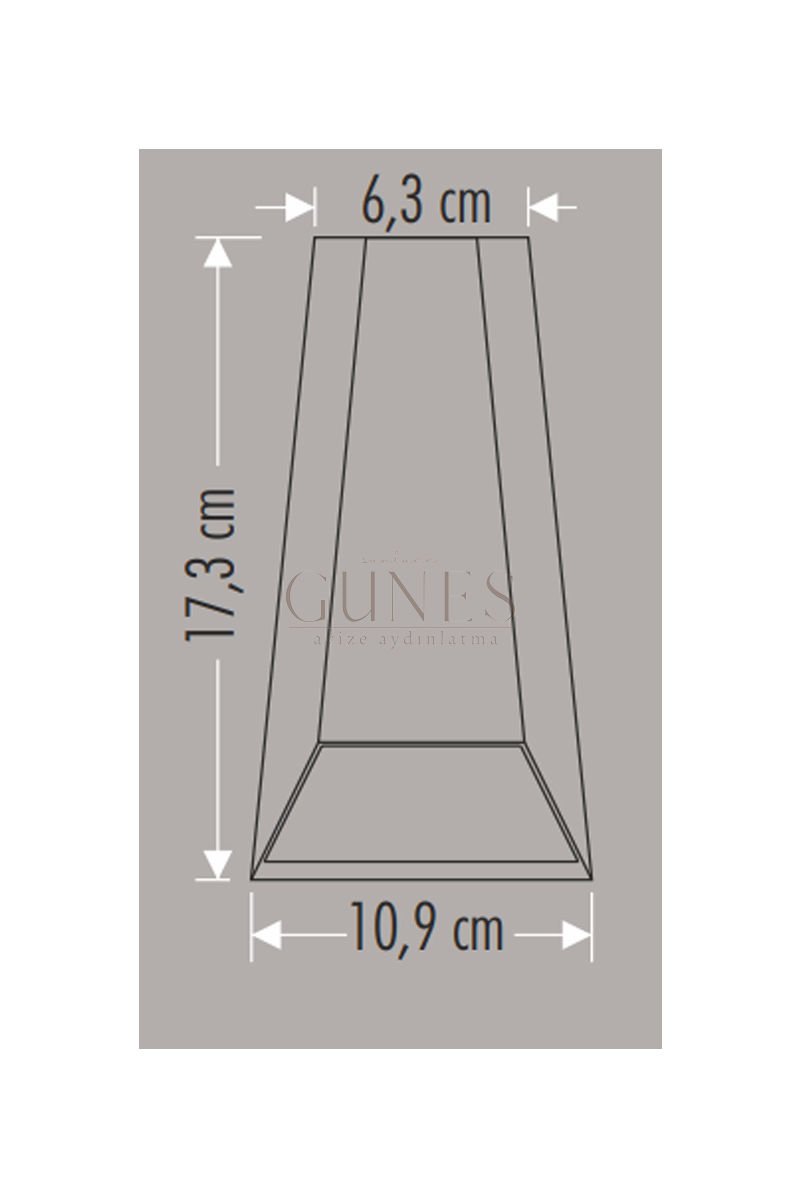 Cata CT-7063 3200K Günışığı 2x3W Antrasit Malta Dış Mekan Led Aplik