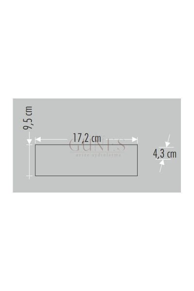 Cata CT-8011 3200K Günışığı 12W Siyah Haiti Dış Mekan Led Aplik