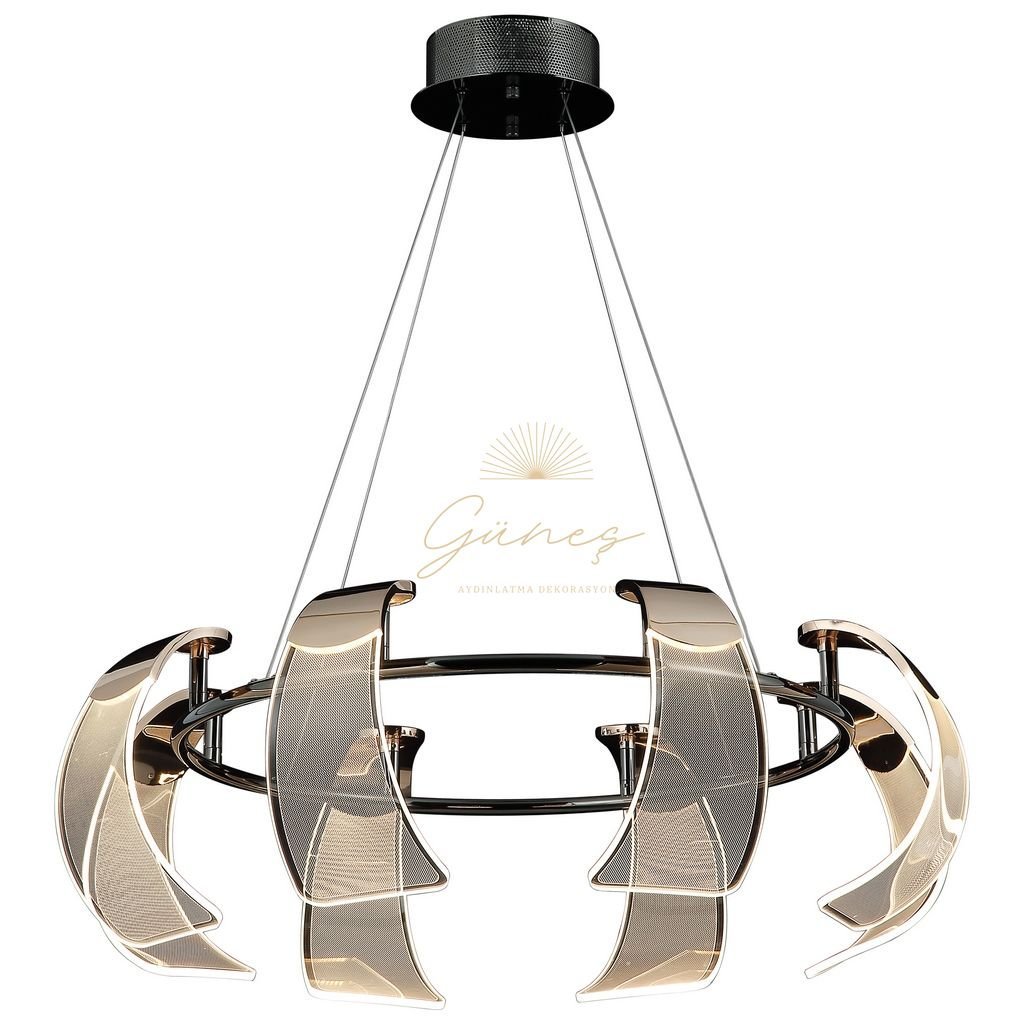 PRADO 8 LI ALTIN LEDLI AVIZE 8x7W 3000K
