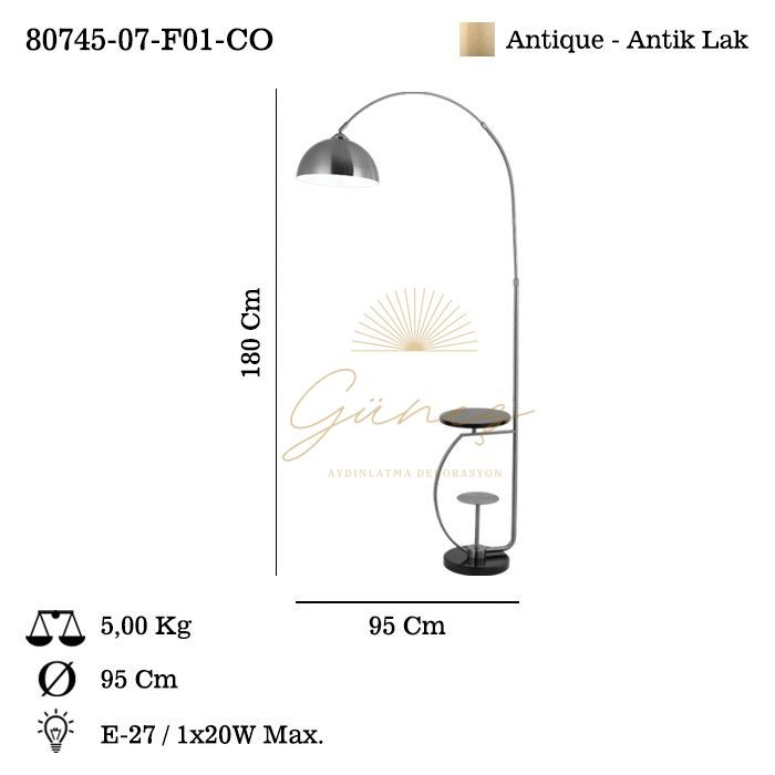 MASERA 07 ANTIK LAMBADER 1XE27