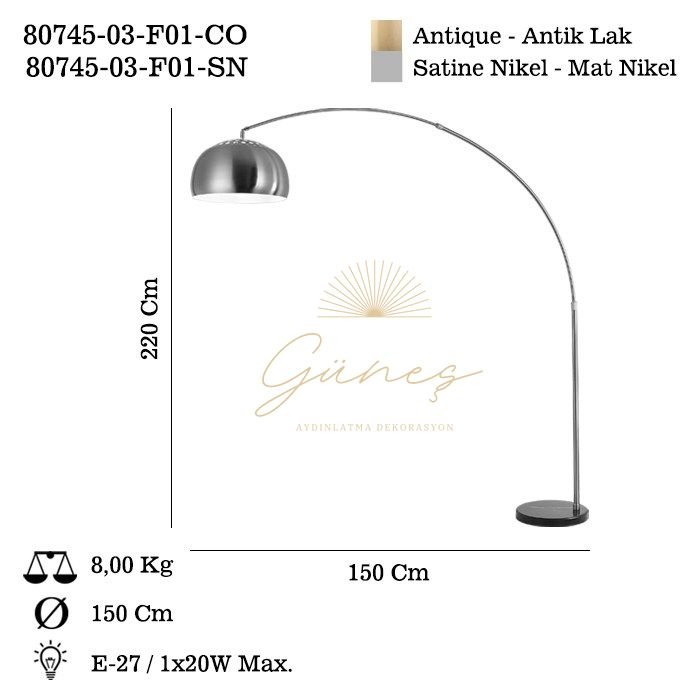 MASERA 03 ANTIK LAMBADER 1XE27