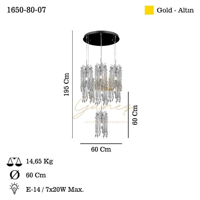 VENON 6+1 ALTIN SARKIT AVIZE 7XE14