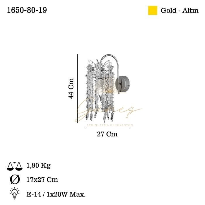VENON TEKLI ALTIN APLIK 1XE14