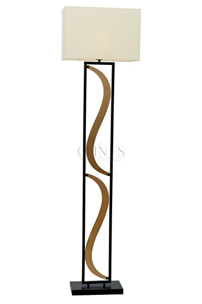Siyah/Eskitme Boyalı Lambader AVONNI LM-9123-1BSY