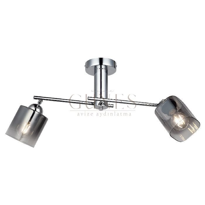 AYTAÇ LUCEA FLAT 2 Lİ KROM PLOFONYER 2XE27