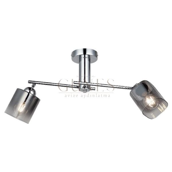 AYTAÇ LUCEA FLAT 2 Lİ KROM PLOFONYER 2XE27