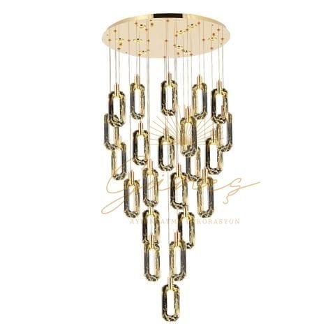 Beste 22li Tepsili Gold Avize