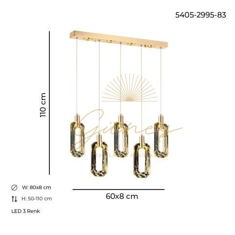 Beste 5li Sıralı Gold Eskitme