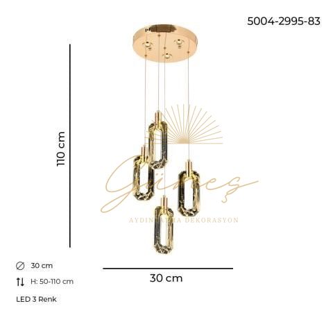 Beste 4lü Tepsili Gold Eskitme