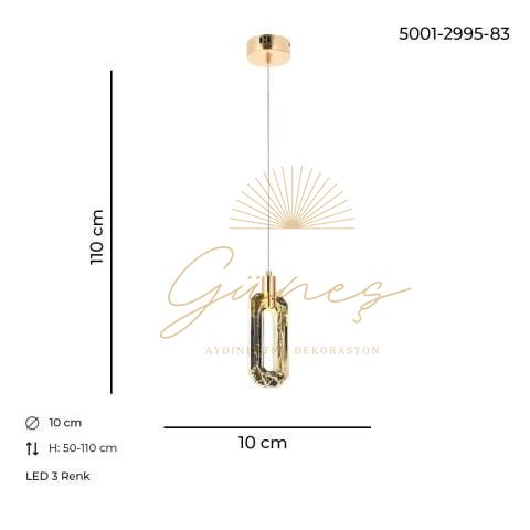 Beste Tekli Sarkıt Gold Eskitme