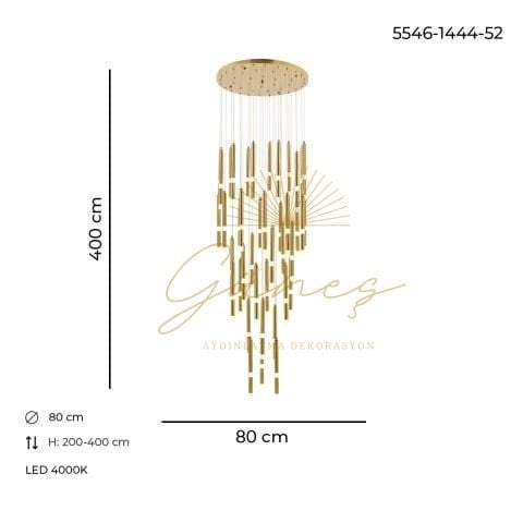 Yaren 46lı Avize Eskitme