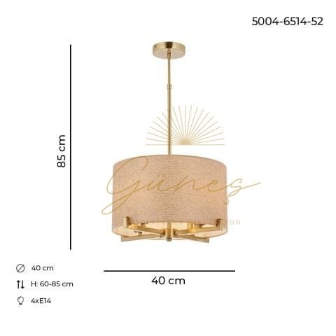 Talin 4lü Modern Avize
