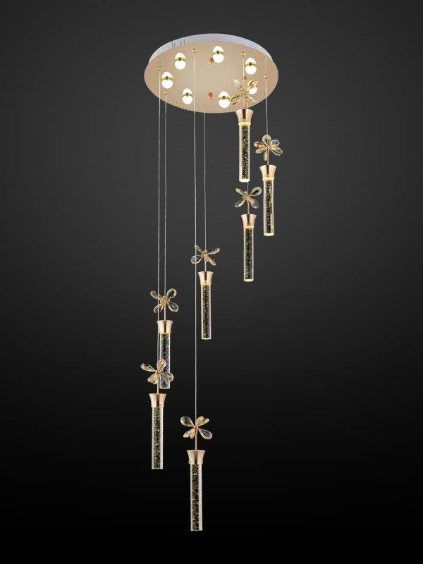ÖZMER AD-034 GOLD 7'Lİ LED AVİZE