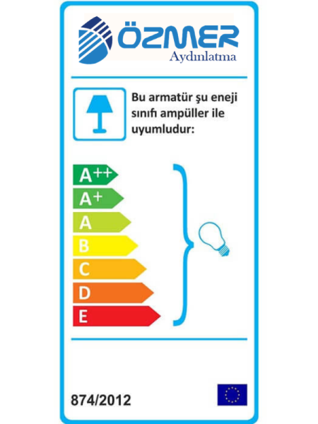 ÖZMER AD-068 GOLD LED AVİZE
