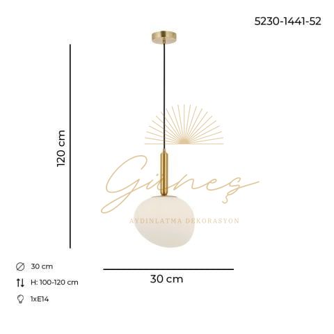 Lovely Orta Tekli Sarkıt Eskitme