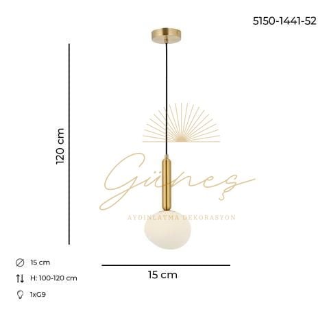 Lovely Küçük Tekli Sarkıt Eskitme