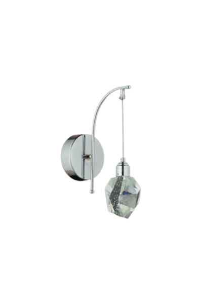 ÖZMER PV-127 KROM TEKLİ LED APLİK