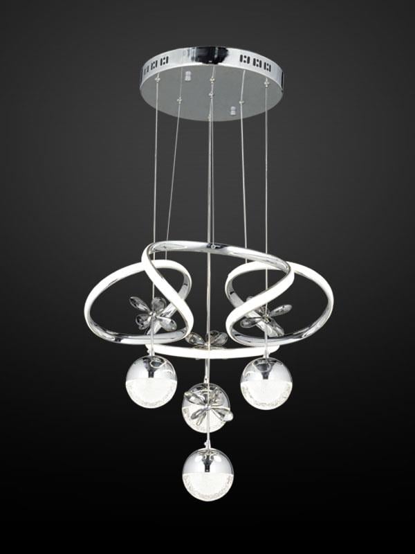 ÖZMER AD-020 KROM TOPLU LED AVİZE