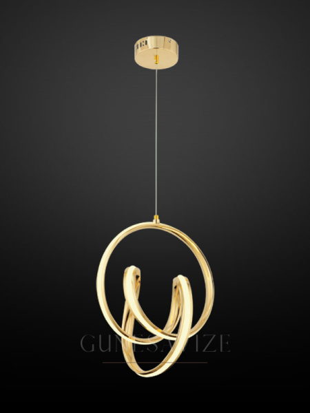 ÖZMER AD-039 GOLD TEKLİ LED AVİZE