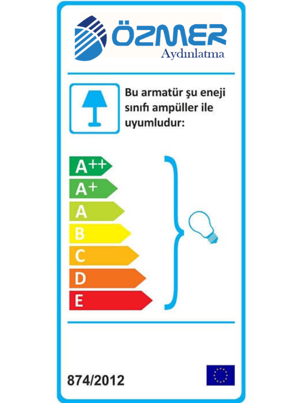 Vivo 55'lik Gold Kristal Avize Bal Taşlı
