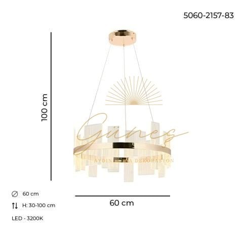 Gartner 60lık Avize Gold