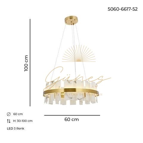 Bianca 60lık Avize Eskitme