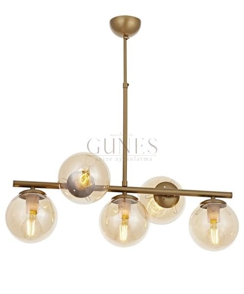 GN-549-5E ESKİTME 5Lİ SIRALI AVİZE