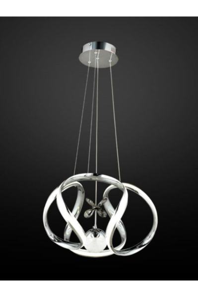 ÖZMER AD-037 KROM TEK TOPLU LED AVİZE