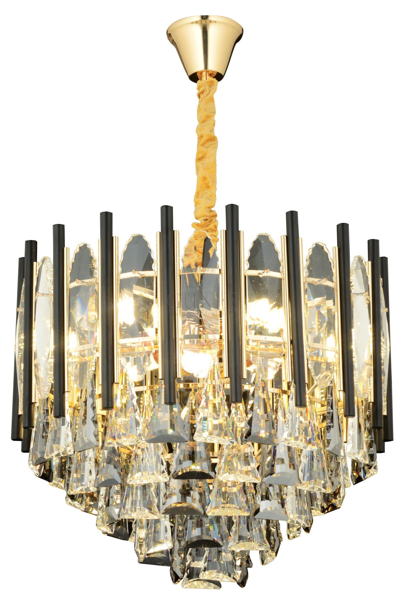 MT-32 GOLD KRİSTAL TAŞLI AVİZE