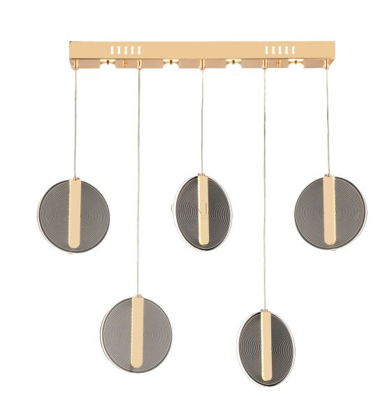 ÖZMER AD-089 5’Lİ GOLD SIRALI LED AVİZE