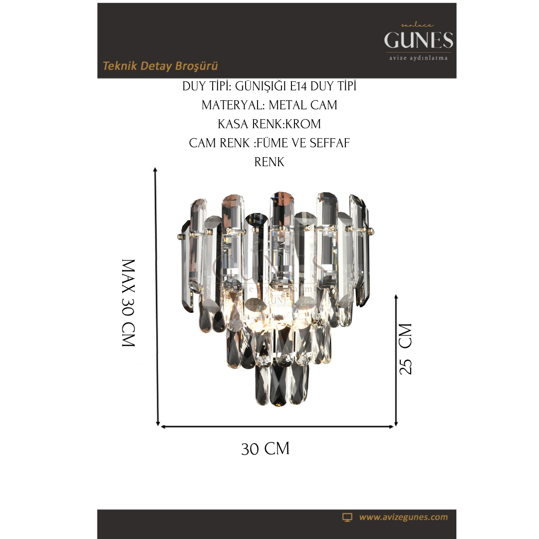 ÖZMER MT-027 KROM APLİK