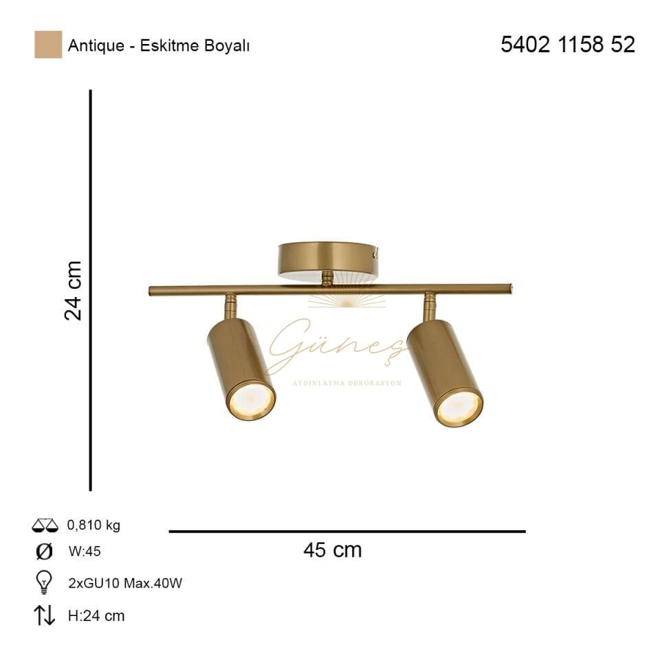 Ray 2 li Eskitme Modern Avize