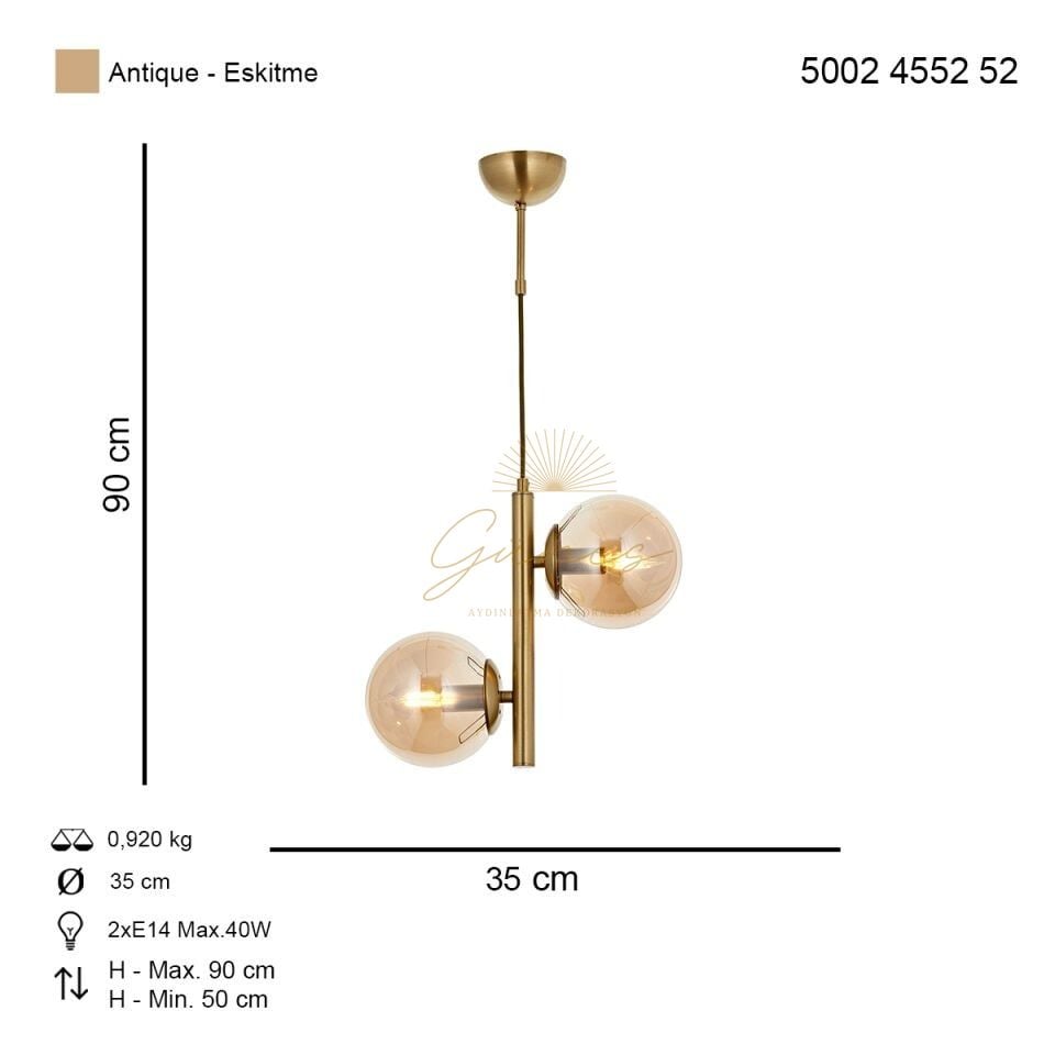 Eylül 2 li Sarkıt Avize Eskitme