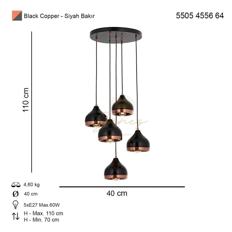 Delıght 4 lü Sarkıt Avize Beyaz