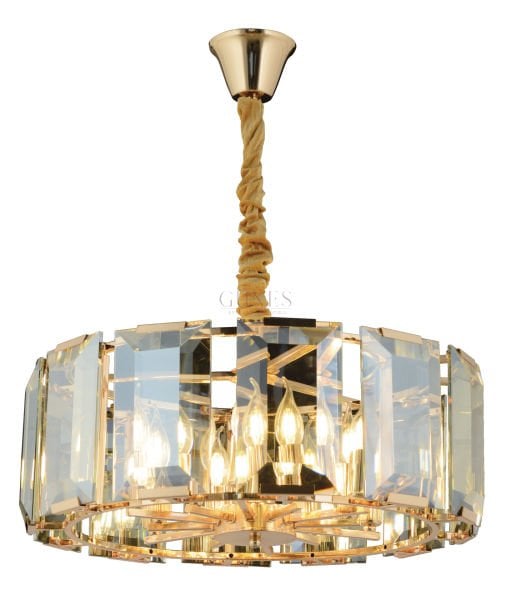 ÖZMER MT-008 GOLD KRİSTAL AVİZE
