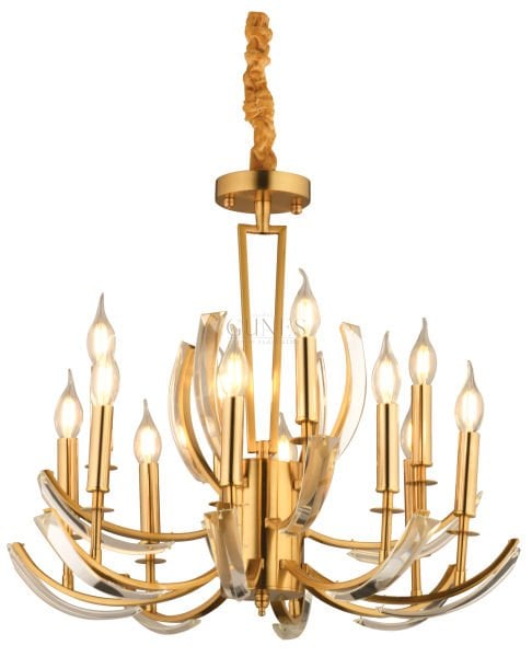DM-40  GOLD 12Lİ METAL AVİZE