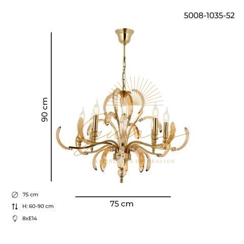 Arte 8li Avize Lak Eskitme