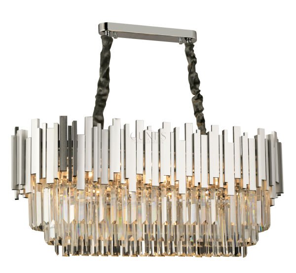 ÖZMER MT-026 KROM YEMEK MASASI AVİZE