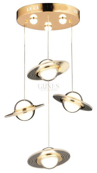 PV-141 GOLD 4LÜ SARKIT LED AVİZE