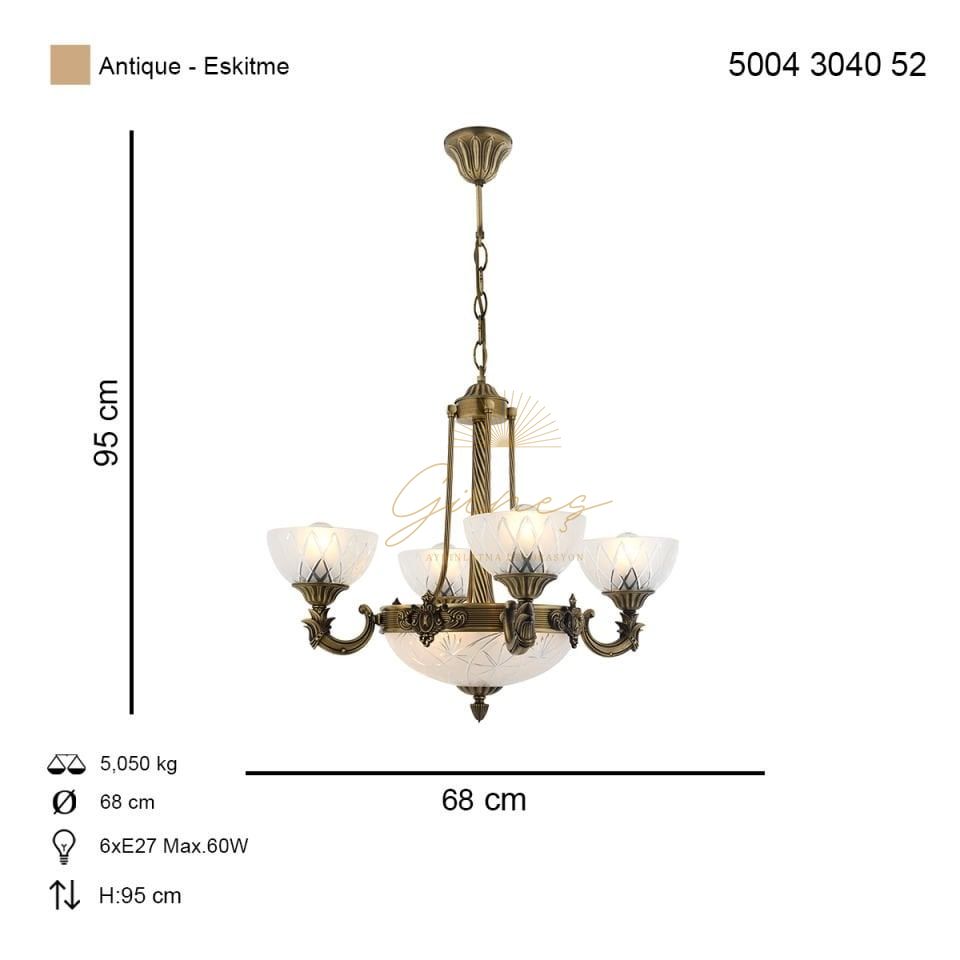 Yeni Lost 4 lü Avize Eskitme