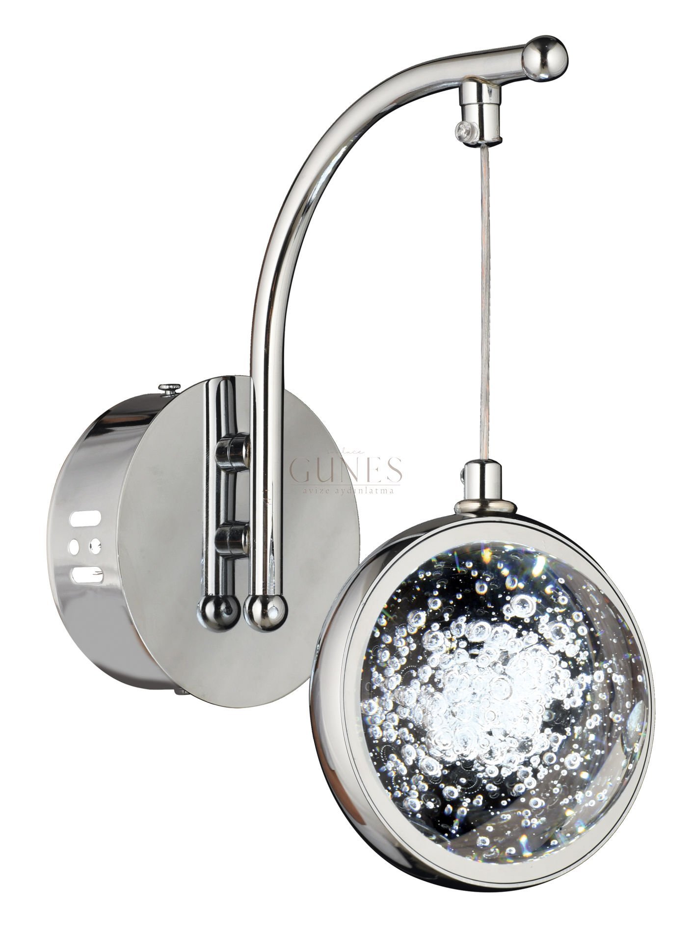 ÖZMER AD-085 KROM LED APLİK