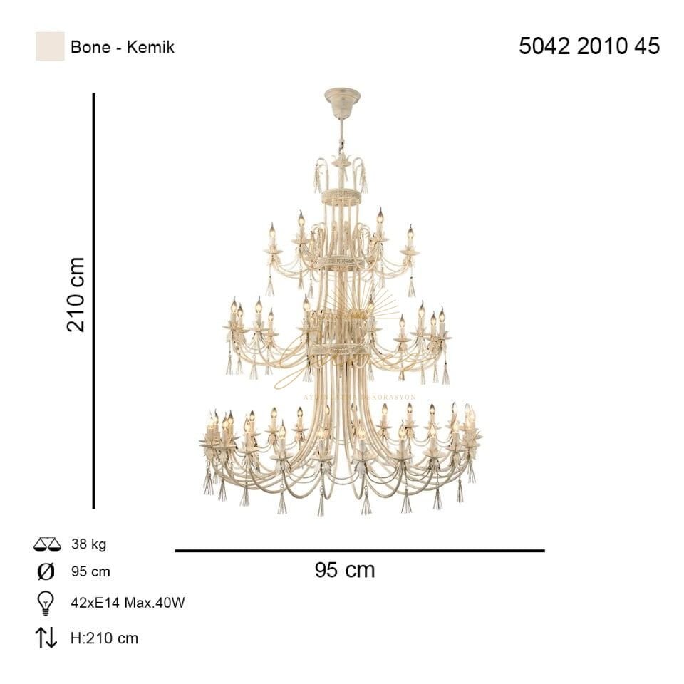 Saray 42 li Avize Kemik