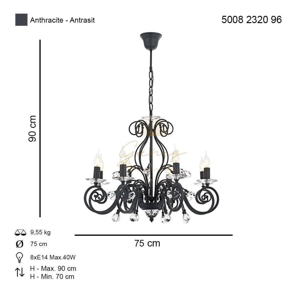 Santo 8 li Avize Antrasit