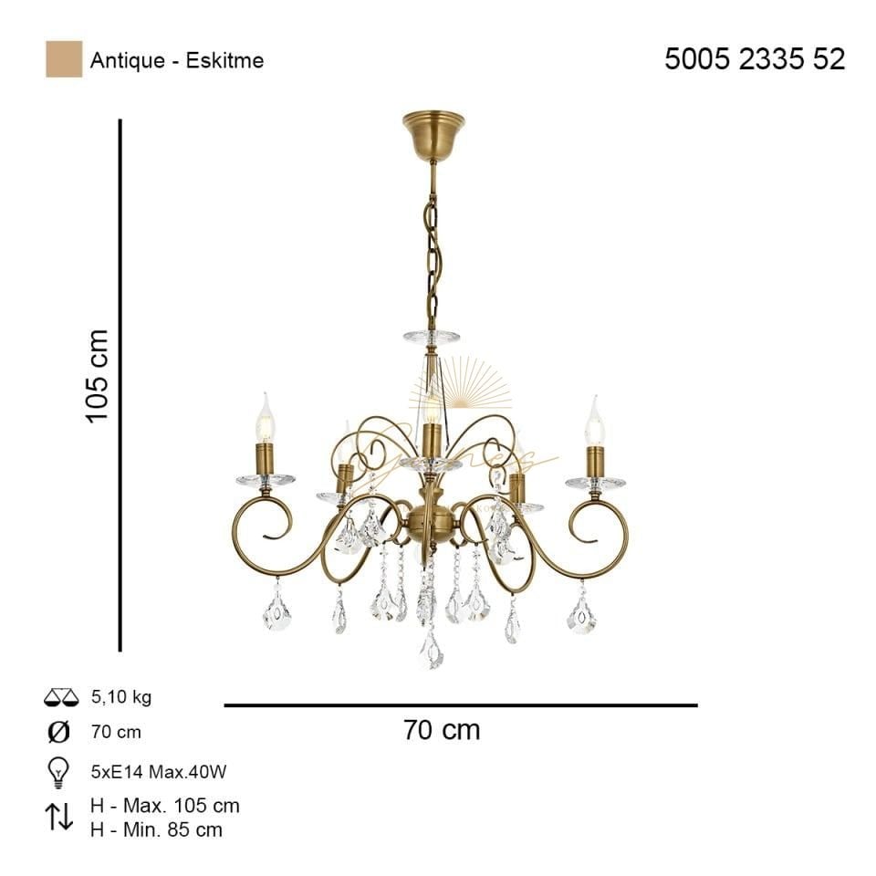 Reka 5 li Avize Eskitme